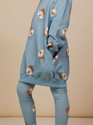 Hedgy Blue Trui jurk en Legging set Kinderen from SNURK
