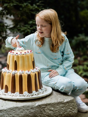 Indische Waterlelies Sweater en Broek set Kids from SNURK