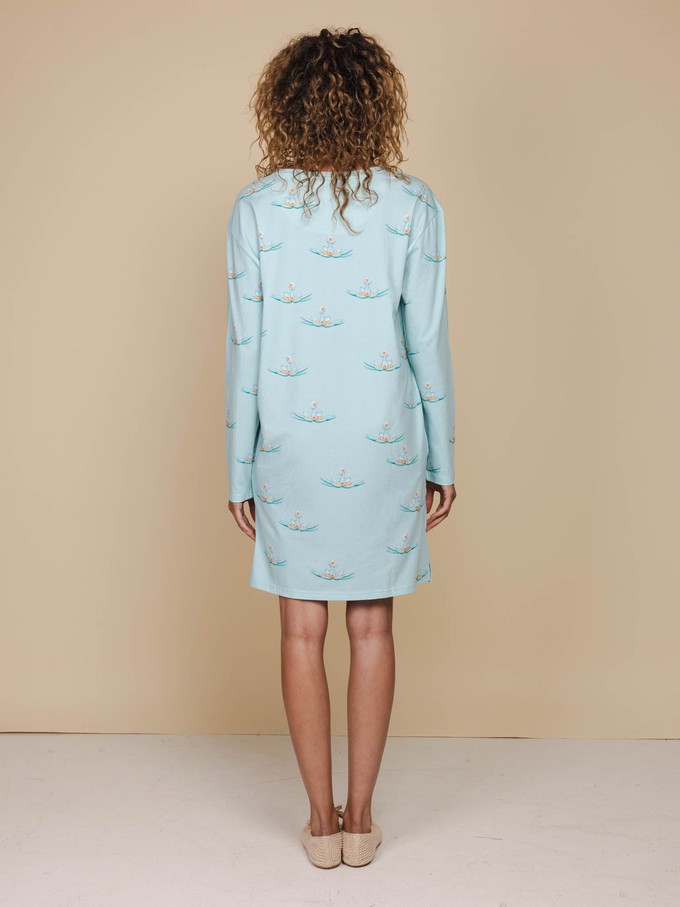 Indische Waterlelies Long Sleeve Dress Dames from SNURK