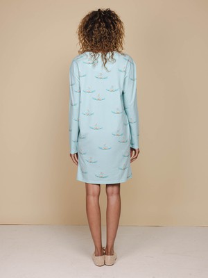 Indische Waterlelies Long Sleeve Dress Dames from SNURK