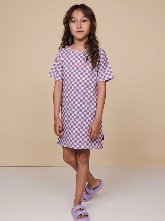 Check T-shirt Dress Kids from SNURK