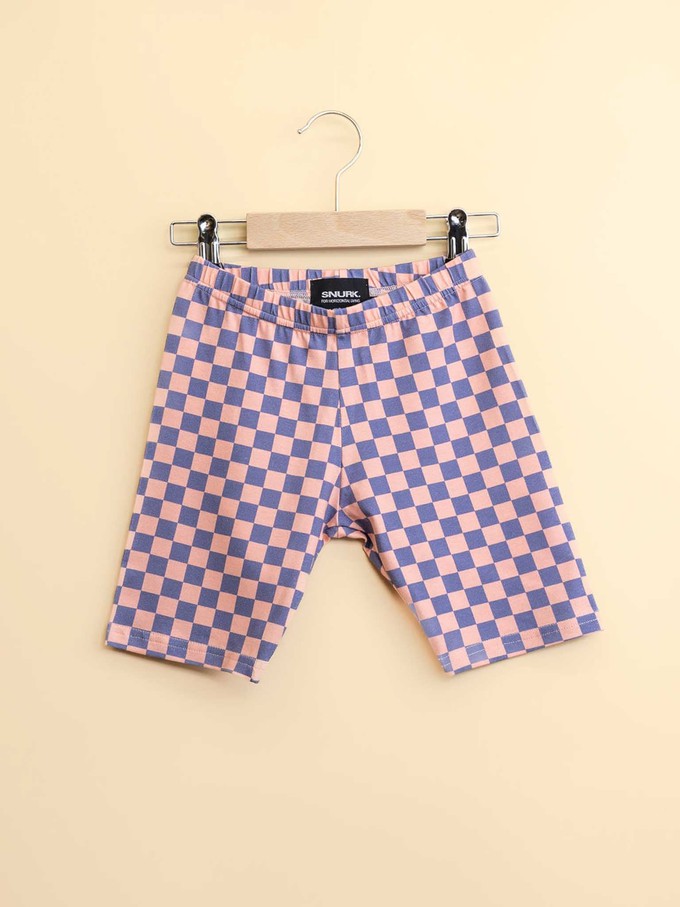 Check T-shirt en Bikershorts set Kids from SNURK