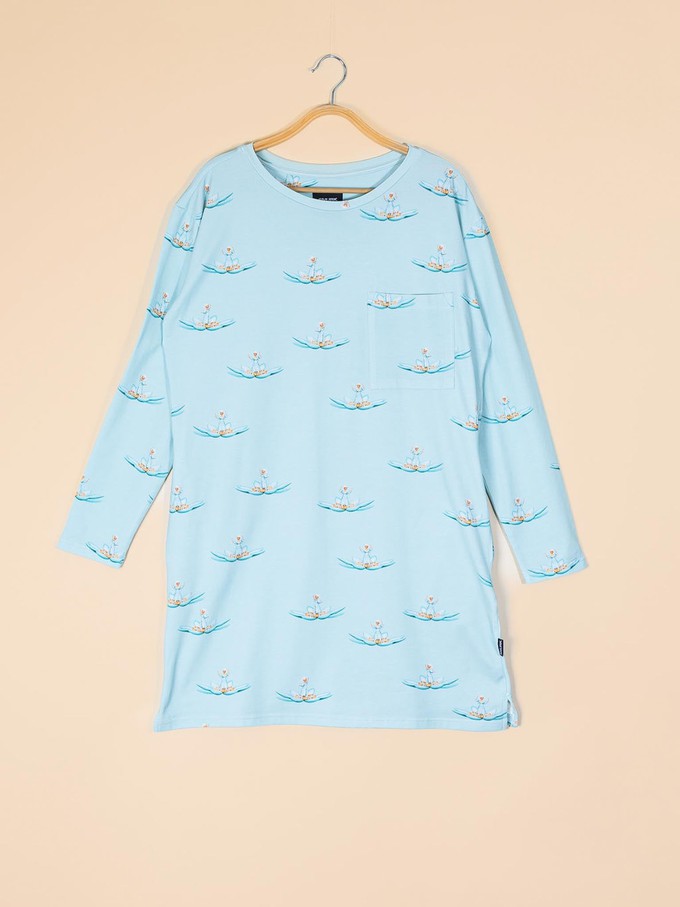 Indische Waterlelies Long Sleeve Dress Dames from SNURK
