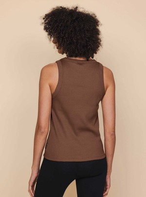 Dark Brown Tanktop Dames from SNURK