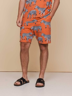 Zebras T-shirt en Shorts set Heren from SNURK