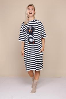 Pierre Relaxed Tee Dress Dames via SNURK