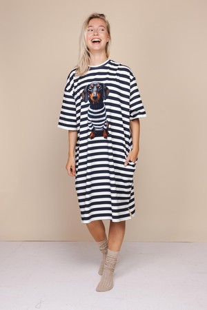 Pierre Relaxed Tee Dress Dames from SNURK