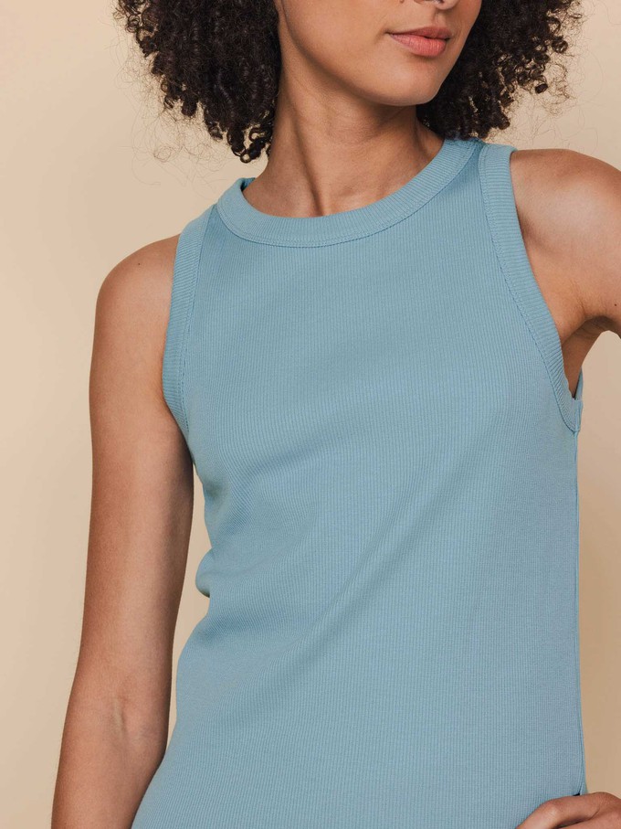 Dusty Aqua Tanktop Dames from SNURK