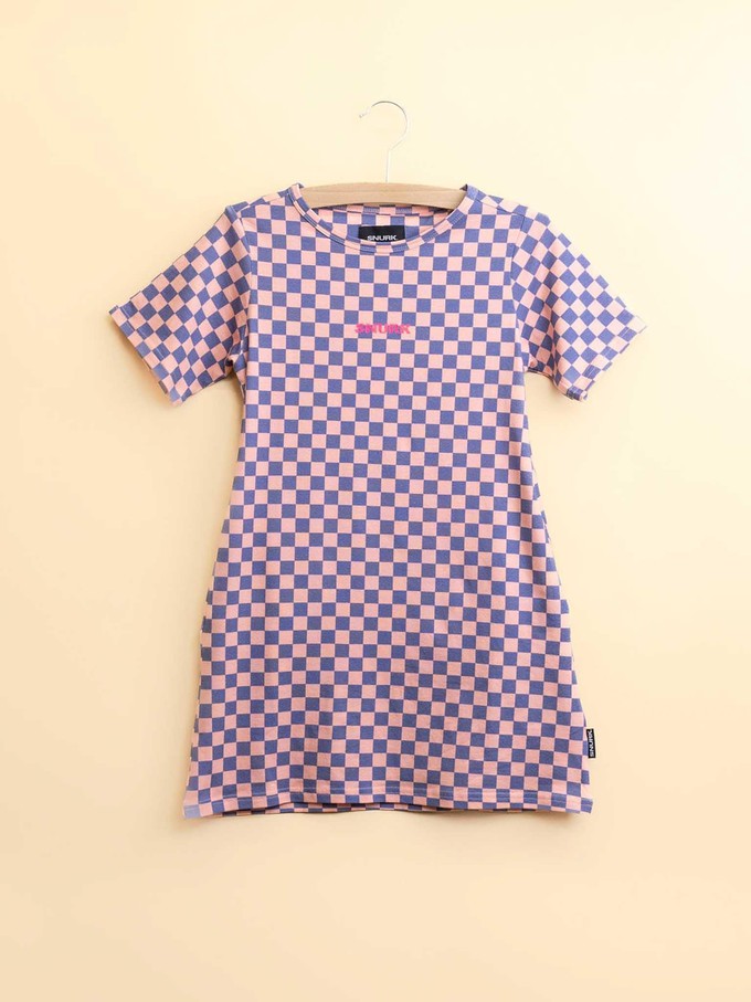 Check T-shirt Dress Kids from SNURK