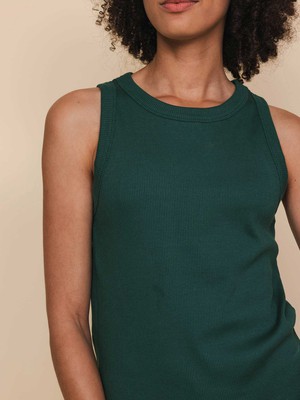 Forest Green Tanktop Dames from SNURK