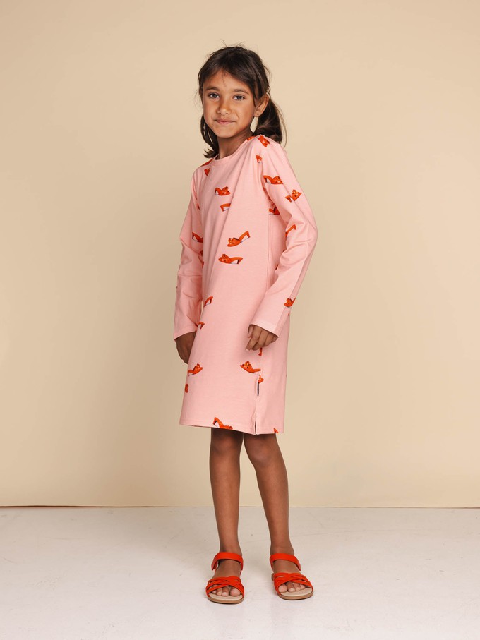 Rode Schoentjes Long Sleeve Dress Kids from SNURK
