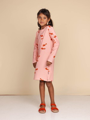 Rode Schoentjes Long Sleeve Dress Kids from SNURK