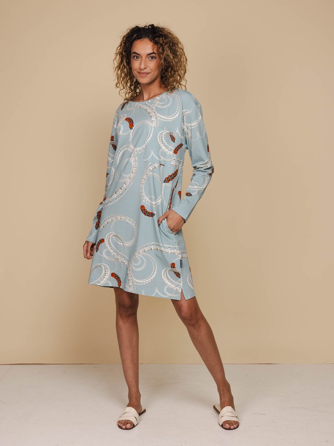 Python Long Sleeve Dress Dames from SNURK
