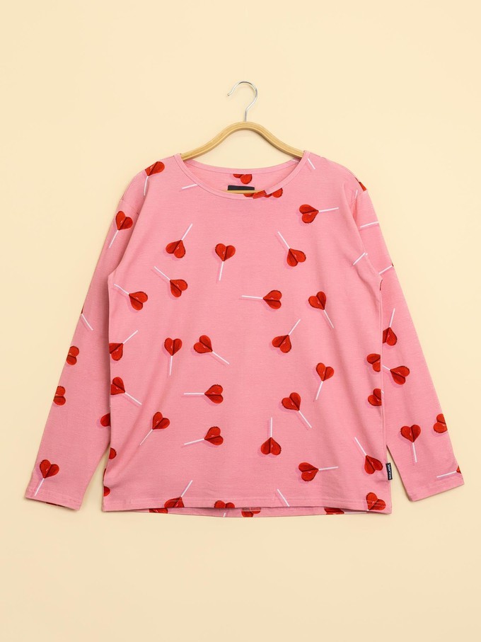 Lollipop Love Long Sleeve T-shirt Dames from SNURK