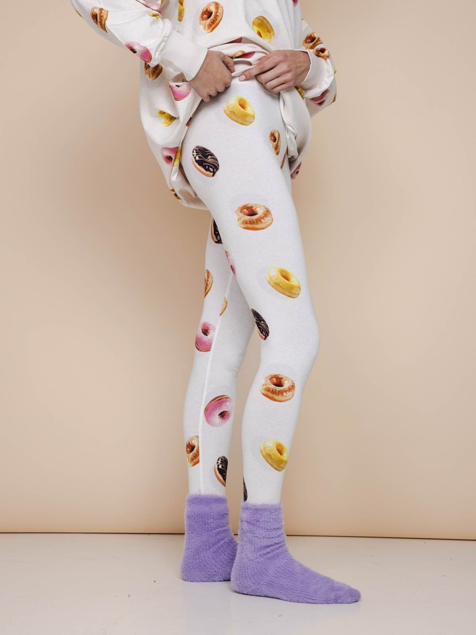 Donuts Sweater Dress en Legging set Dames from SNURK