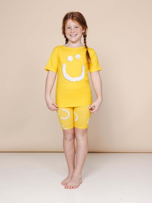 Smiles Yellow Bikershorts Kinderen from SNURK