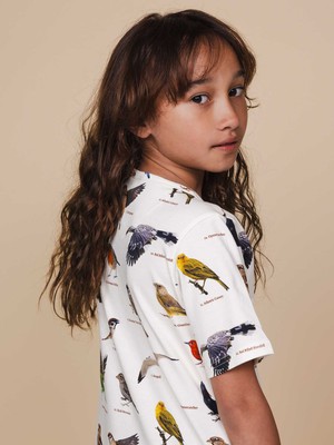 Bird Watching T-shirt Dress Kids from SNURK