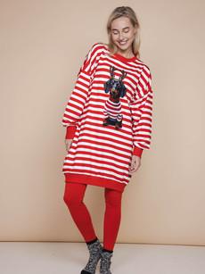 Pierre Xmas Sweater Dress en Legging set Dames via SNURK