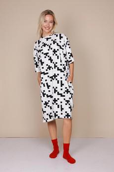 Crossword Relaxed Tee Dress Dames via SNURK