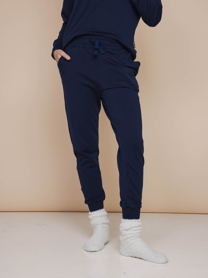 Slow Navy Sweater en Broek set Dames from SNURK