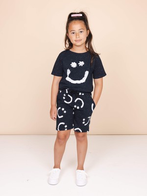 Smiles Black Shorts Kids from SNURK