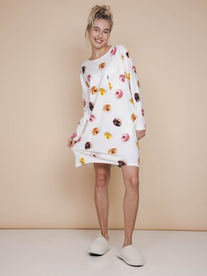 Donuts Long Sleeve Dress Dames from SNURK