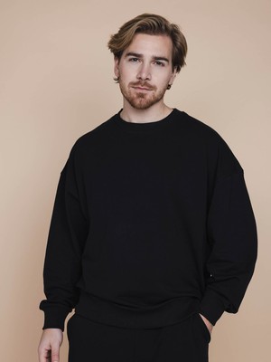 Slow Black Sweater Unisex from SNURK