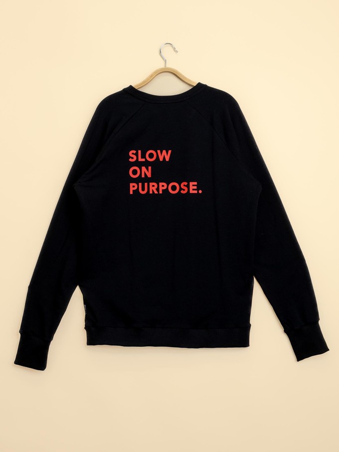 Slow Black Sweater Heren from SNURK