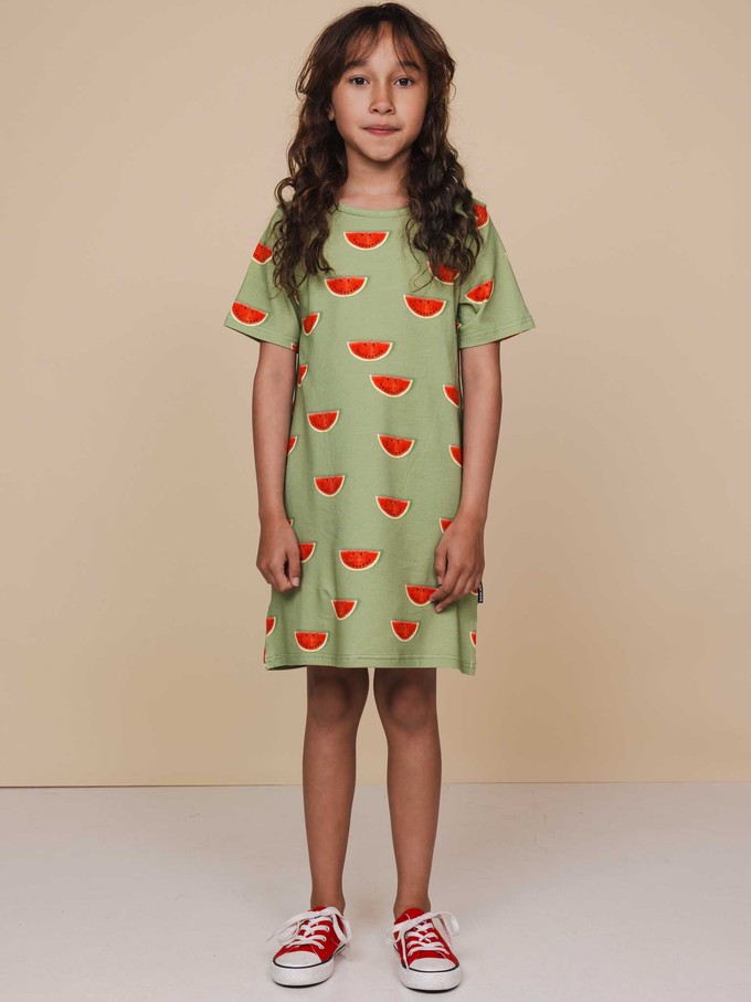Watermelon T-shirt Dress Kids from SNURK
