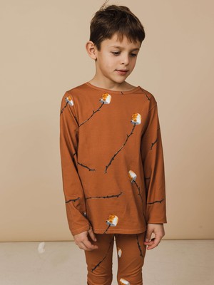 Marshmallow T-shirt lange mouwen en Legging set Kinderen from SNURK