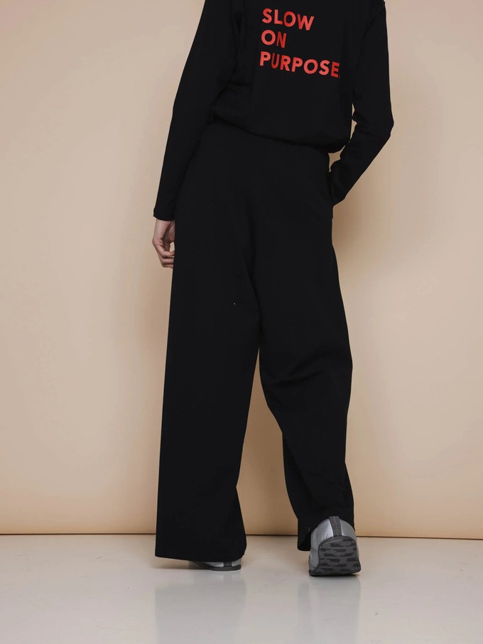 Black Wijde broek Dames from SNURK