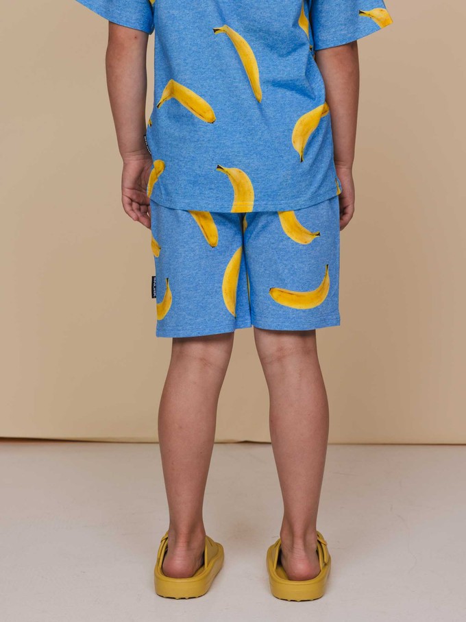 Banana Blue T-shirt en Shorts set Kids from SNURK