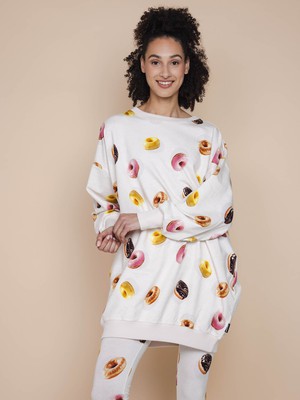Donuts Sweater Dress en Legging set Dames from SNURK