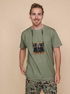 Binoculars T-shirt en Shorts set Heren via SNURK