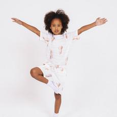 Ballerina T-shirt en Korte broek set Kinderen via SNURK