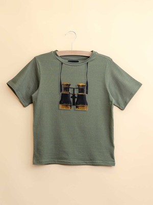 Binoculars T-shirt en Bikershorts set Kids from SNURK