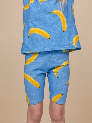 Banana Blue T-shirt en Bikershorts set Kids from SNURK