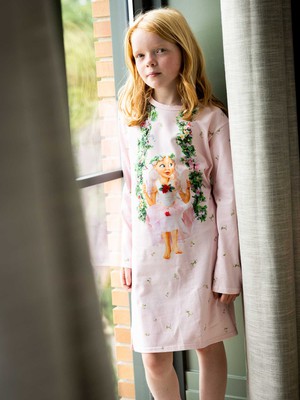 Droomvlucht Long Sleeve Dress Kids from SNURK