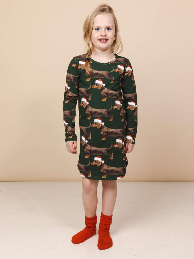 James Xmas Long Sleeve Dress Kids from SNURK