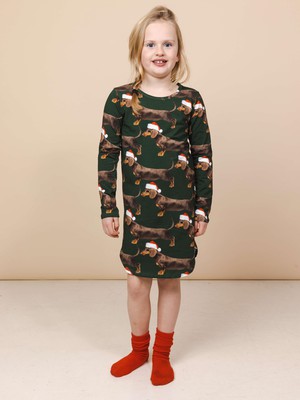 James Xmas Long Sleeve Dress Kids from SNURK