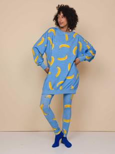 Banana Blue Sweater Dress en Legging set Dames via SNURK