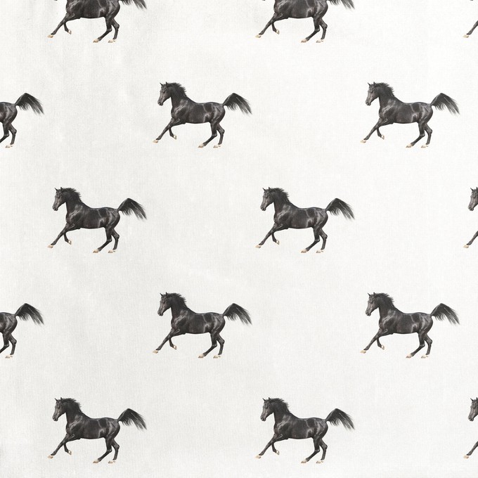 Black Horses Sweater Dress Dames from SNURK