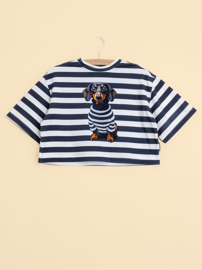 Pierre Cropped T-Shirt Kids from SNURK