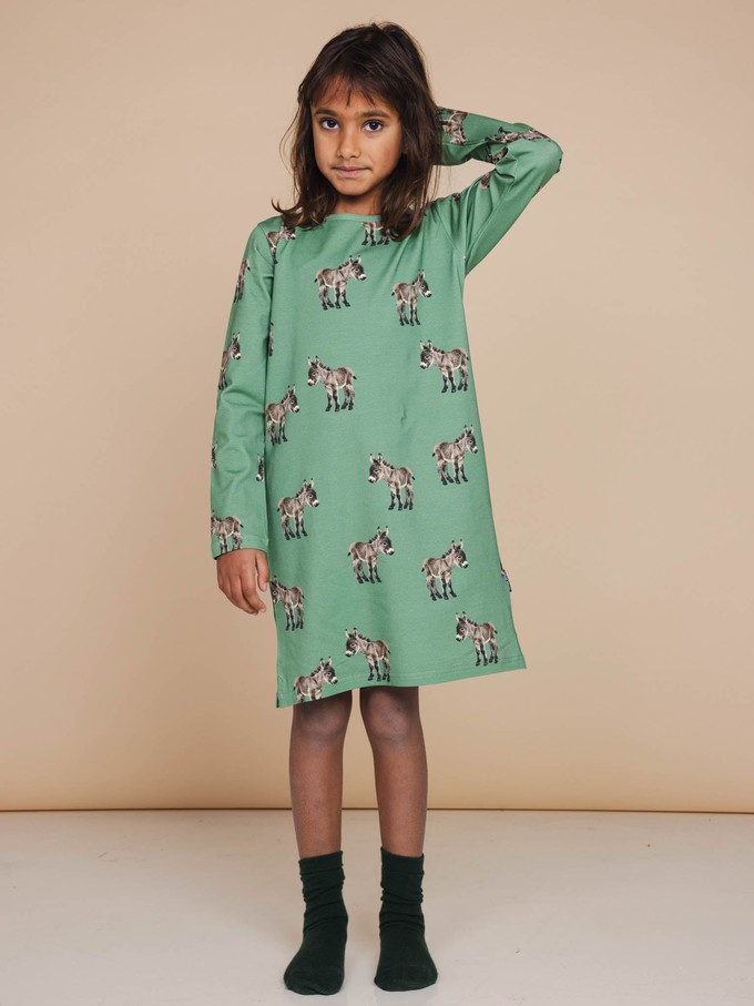 Donkeys Long Sleeve Dress Kids from SNURK