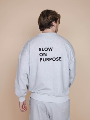 Slow Grey Sweater Unisex from SNURK