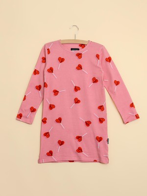 Lollipop Love Long Sleeve Dress Kids from SNURK
