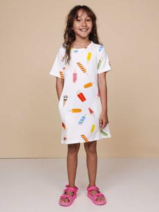Popsicles T-shirt Dress Kids via SNURK