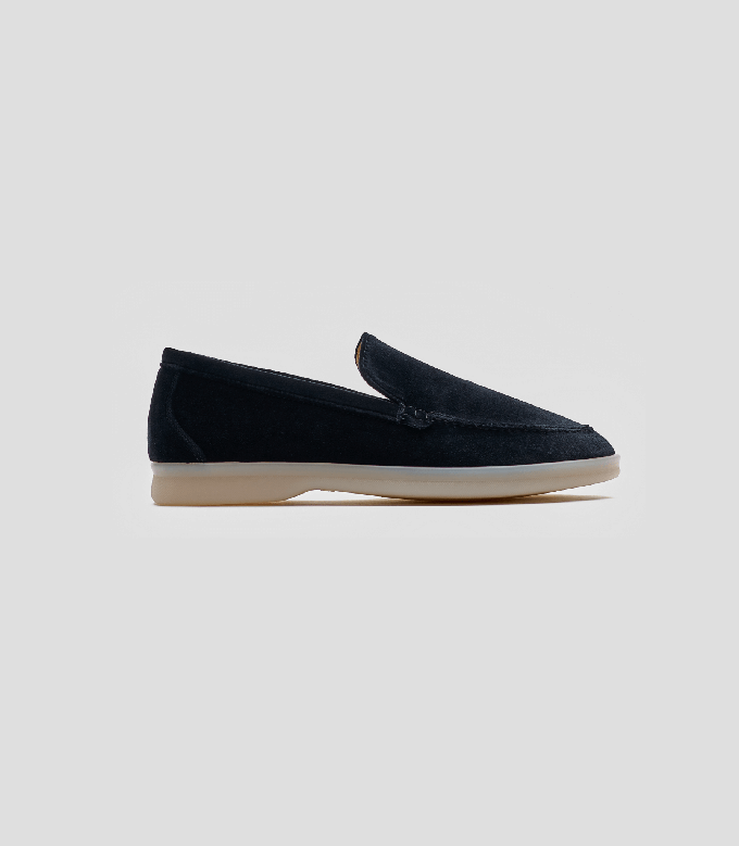 Vegan Velvet Loafer Black from Solari Milano Vegan Velvet Loafer Black from Solari Milano