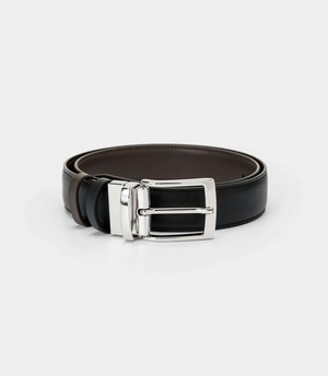 Reversible Vegan Belt - Black & Brown from Solari Milano