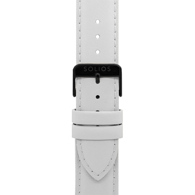 Grey Eco Vegan Leather Strap from Solios Watches